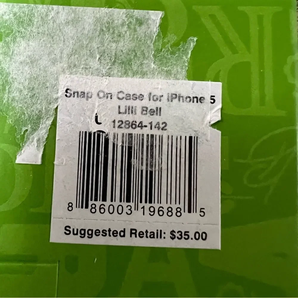NWT Vera Bradley iPhone 5 Snap On Case Lilli Bell Floral Paisley New in Box